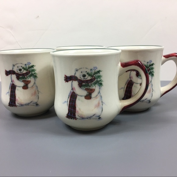 Pfaltzgraff Other - Vintage set pfaltzgraff polar bear Christmas mugs